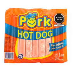 HOT DOG PORK BOLSA X 1KG-24...